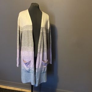 Ombré cardigan sweater